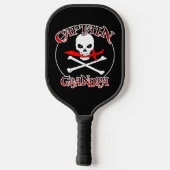 Kapitein Grandpa Pickleball Paddle (Achterkant)