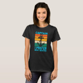 Kapitein I Voorkeur kapitein Boat Boat Boat Boat T-shirt (Voorkant volledig)