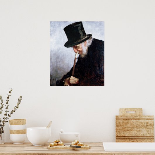 Kapitein in in Zee uit Massachusetts, 1879 Poster (Keuken)