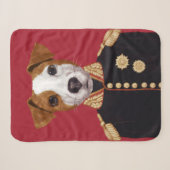 Kapitein Jack Russell Sherpa Deken (Voorkant (horizontaal))