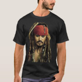 Kapitein Jack Sparrow Classic T-Shirt (Voorkant)