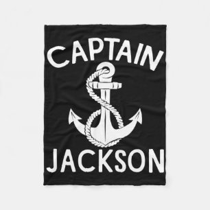 Kapitein Jackson Jachtboot Zeilen Boot Schepen  Fleece Deken