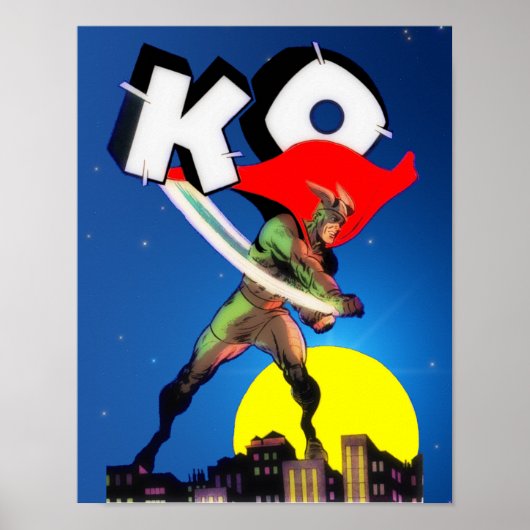 Kapitein K.O. Poster (Voorkant)
