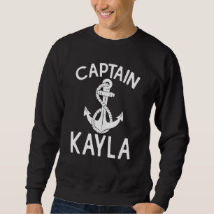 Kapitein Kayla Jachtanker Boot Zeilen Schip Trui