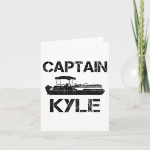 Kapitein Kyle Pontoon Gepersonaliseerde Bootnaam V Kaart