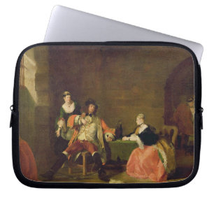 Kapitein Macheath Upbraided by Polly and Lucy in t Laptop Sleeve