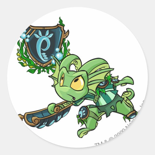 Kapitein Maraqua Team 1 Ronde Sticker (Voorkant)