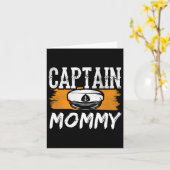 Kapitein Moeder Boot Jacht Bemanning Schip Moeder  Kaart (Gele Bloem)