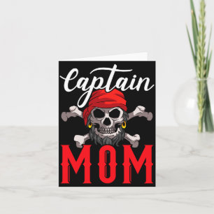 Kapitein moeder mama mama piraat liefhebber uitvoe kaart