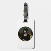 Kapitein Mona Lisa Pirate Bagagelabel (Achterkant verticaal)