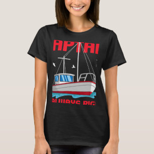Kapitein Motor Boat T-shirt
