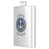 Kapitein Naam Anchor Gold Style Laurel Roestless Flacon (Links)
