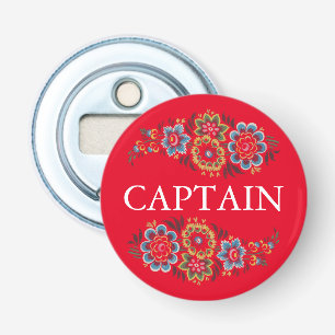 Kapitein Narrowboot Button Flesopener