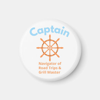Kapitein – Navigator van Wegreizen Magneet