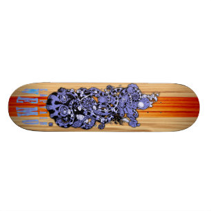 Kapitein Nemo worstelt met een octopus Skateboard