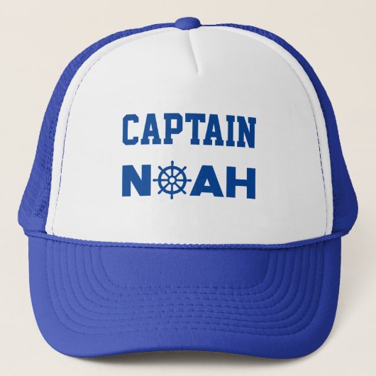 Kapitein Noah Trucker Hat Pet (Voorkant)