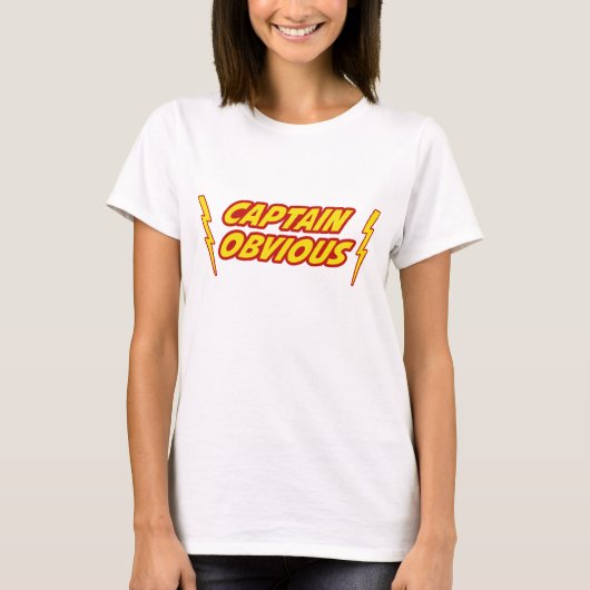 Kapitein Obardsuperheld T-shirt (Voorkant)