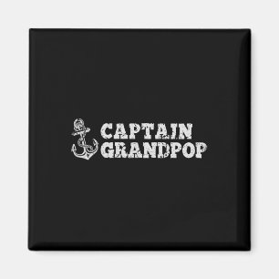Kapitein Opa Zeilen Boot Varend Oude Boot Anker Magneet