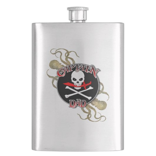 Kapitein Pap Classic Flask Flacon (Voorkant)
