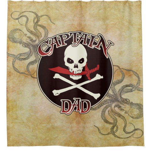 Kapitein Pap - Embraad door de Deep Douchegordijn (Voorkant)