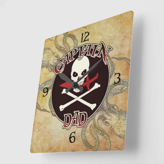 Kapitein Pap - Embraad door de Deep Vierkante Klok (Hoek)