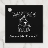 Kapitein Pap - Ghobold Galleon Bedankjes Labels (Voorkant)