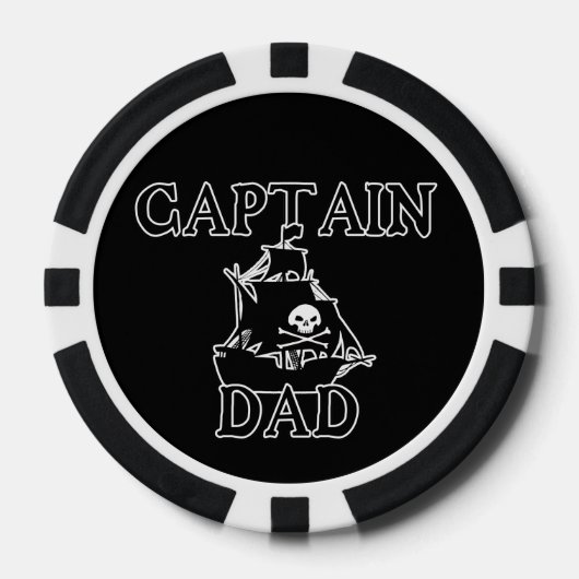 Kapitein Pap - Ghobold Galleon Poker Chips (Voorkant)