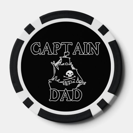 Kapitein Pap - Ghobold Galleon Poker Chips (Achterkant)