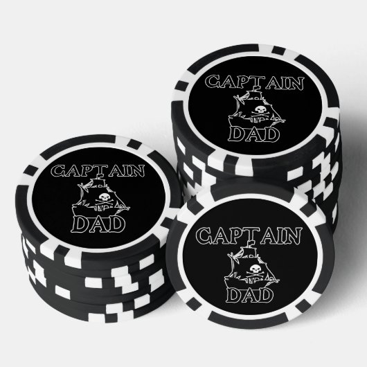 Kapitein Pap - Ghobold Galleon Poker Chips (Opstapeling)
