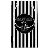 Kapitein Pap Gift Bag Klein Cadeauzakje (Achterkant)