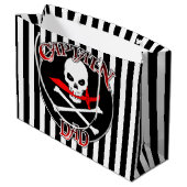 Kapitein Pap Gift Bag Large Cadeauzakje (Achterkant Gekanteld)