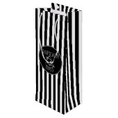 Kapitein Pap Wine Bag Wijn Cadeautas (Achterkant Gekanteld)