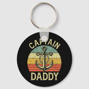 kapitein papa Boat Pontoon Papa Vist Sai Sleutelhanger