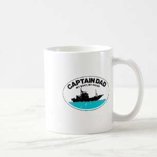 Kapitein Papa Mijn Boot Regels Grappige Eigenaar B Koffiemok