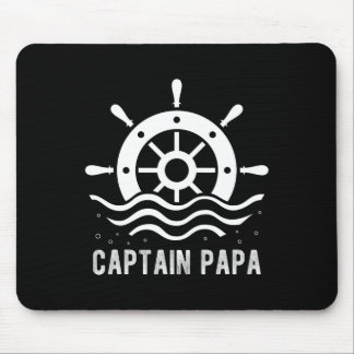 Kapitein Papa Vaart Vaderdag Ponton Kapitein  Muismat