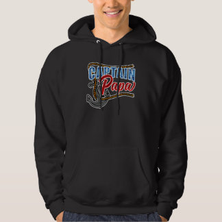 Kapitein Papa Zeeman Vader Boot Zeilboot Eigenaar Hoodie