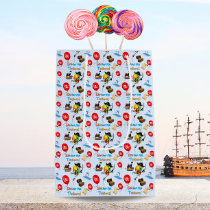 Kapitein Parrot Treasure Pirate Medium Cadeauzakje