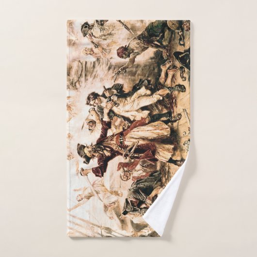 Kapitein, Pirate Blackbeard, Queen Anne's Revenge Handdoek (Handdoek)