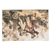 Kapitein, Pirate Blackbeard, Queen Anne's Revenge Kussensloop (Voorkant-Rechts)