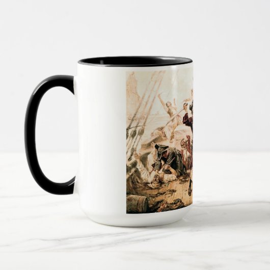 Kapitein, Pirate Blackbeard, Queen Anne's Revenge Mok (Links)