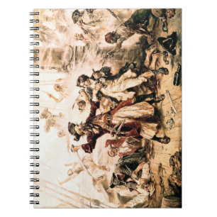 Kapitein, Pirate Blackbeard, Queen Anne's Revenge Notitieboek
