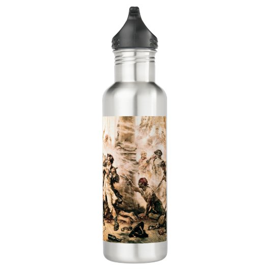 Kapitein, Pirate Blackbeard, Queen Anne's Revenge Waterfles (Rechts)