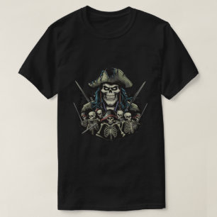 Kapitein Pirate en zijn bemanning T-shirt