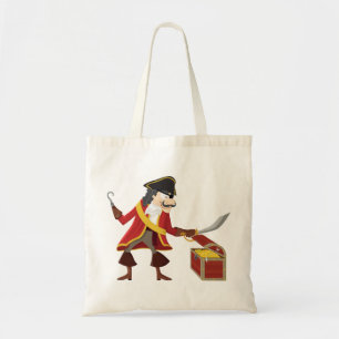 Kapitein pirate tote bag