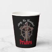 Kapitein Pirates-skeleton Papieren Bekers (Voorkant)