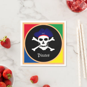 Kapitein & Pirates-vlag - Schaaleiland/partij Servet