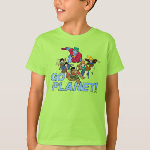 Kapitein Planet en de Planeteers - Ga Planet! T-shirt