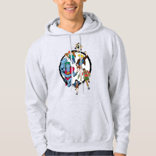 Kapitein Planet en Planeteers Circle Graphic Hoodie