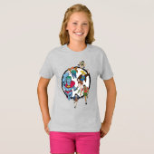Kapitein Planet en Planeteers Circle Graphic T-shirt (Voorkant volledig)