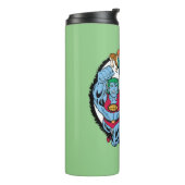 Kapitein Planet en Planeteers Circle Graphic Thermosbeker (Gedraaid links)